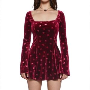 Dolls kill velvet dress